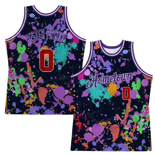 Hester Prynne Hometown Zero Authentic Basketball Jersey Purple