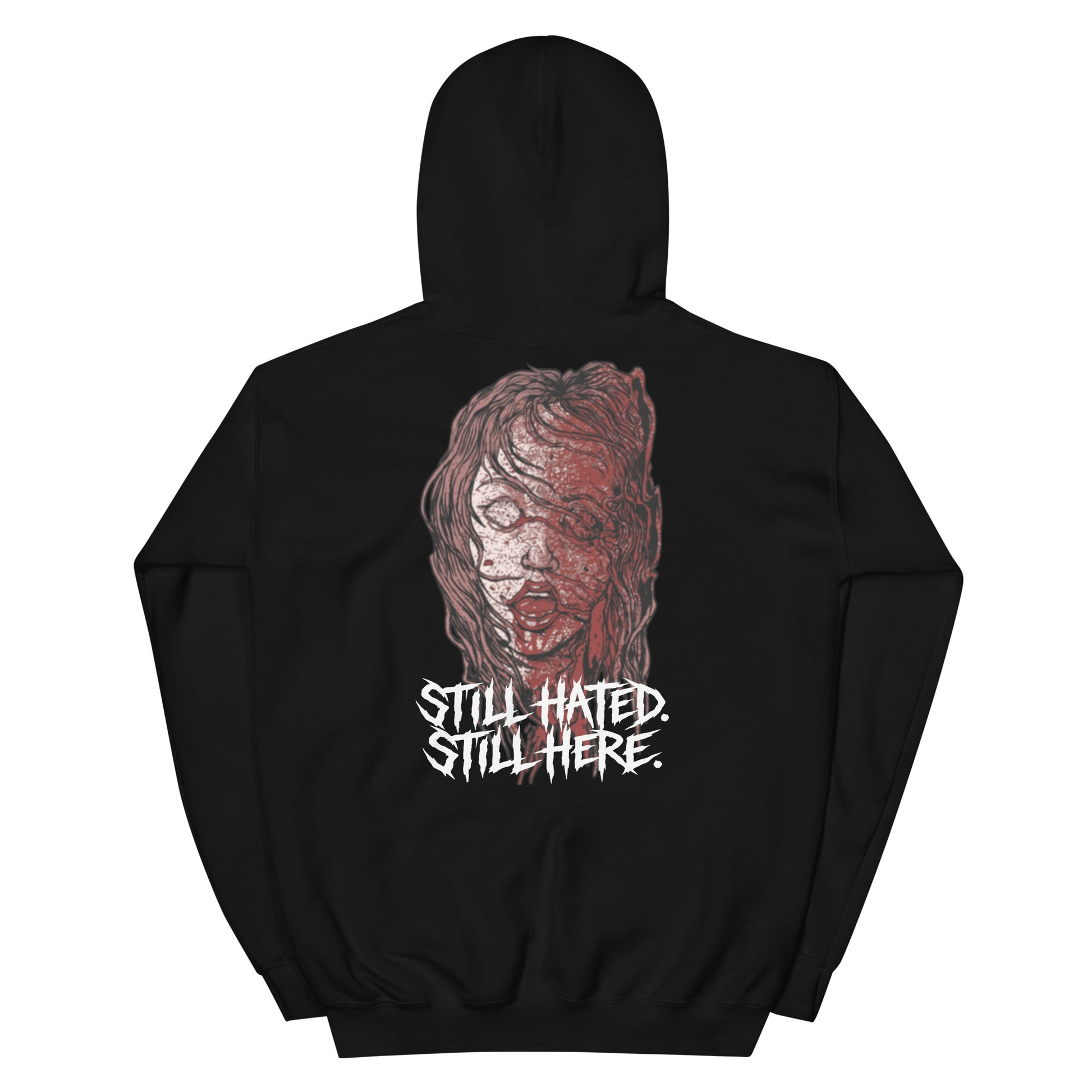 HESTER PRYNNE HOMETOWN ZERO HOODIE BLACK BACK