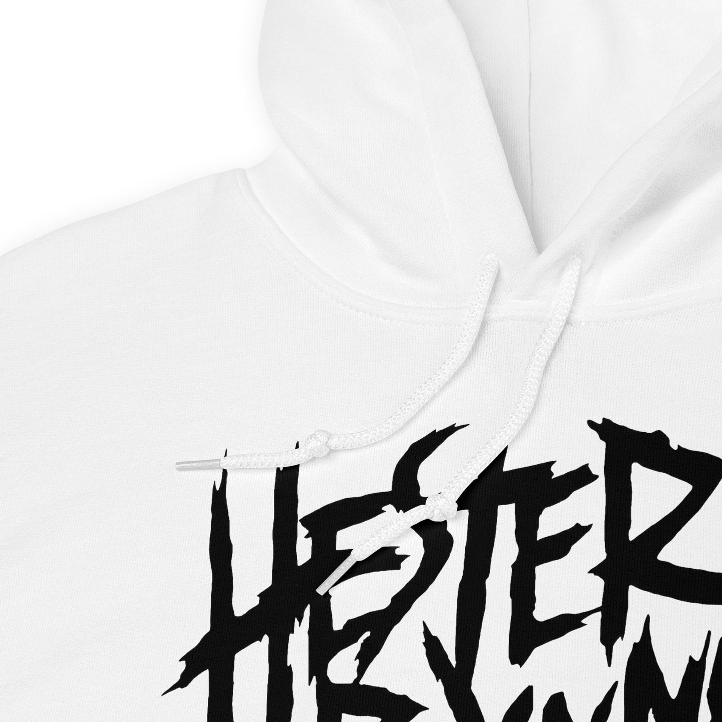 HESTER PRYNNE HOMETOWN ZERO HOODIE WHITE CLOSEUP