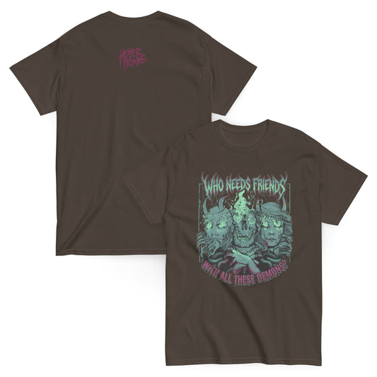 Hester Prynne Dying Five Miles From Where You Were Born T-Shirt Brown