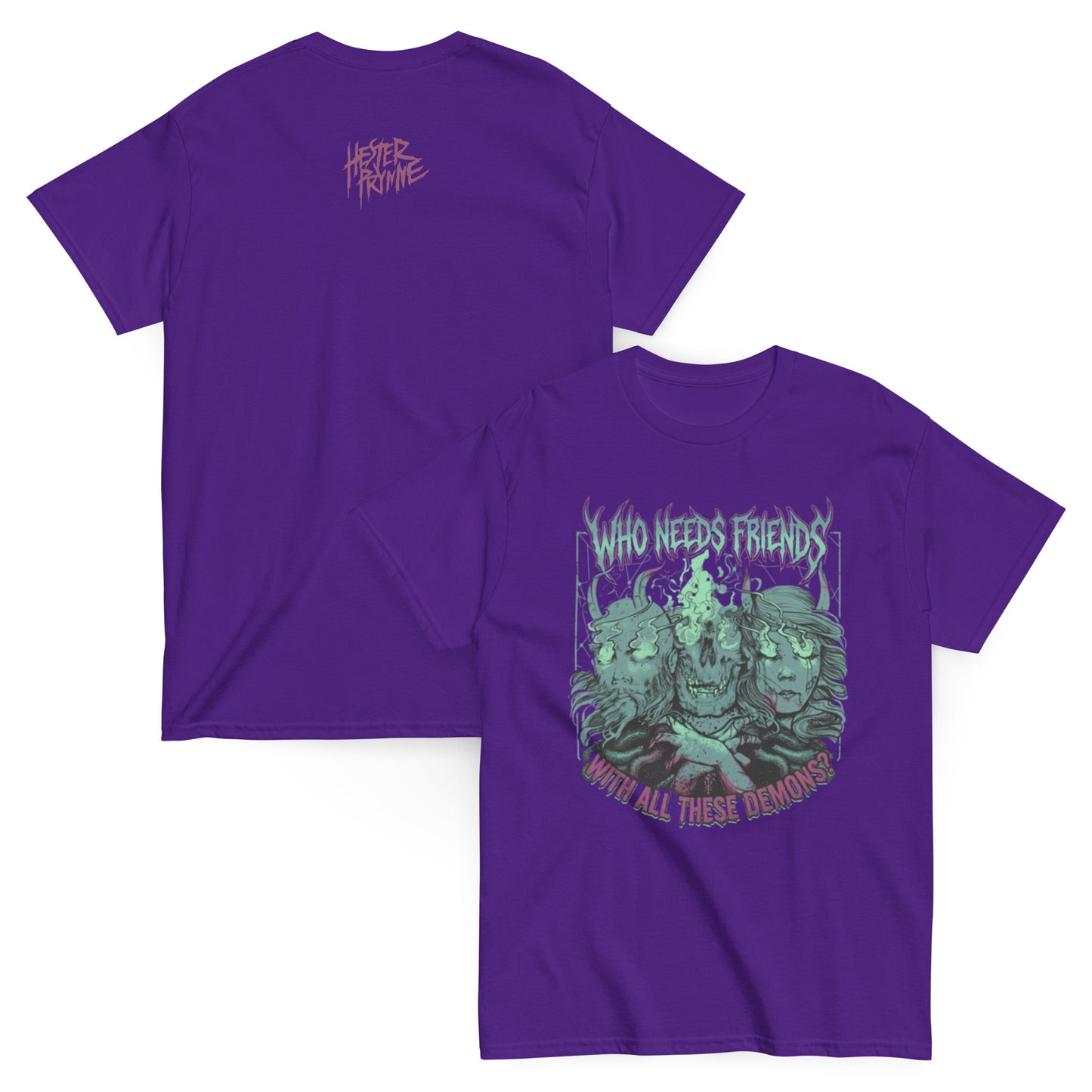 Hester Prynne Dying Five Miles From Where You Were Born T-Shirt Purple